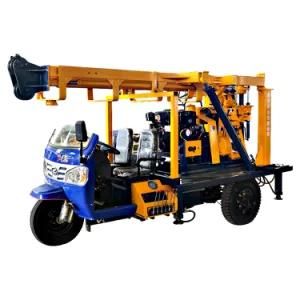 Trailer Mounted Tricycle Hydraulic Water Well Drilling Rig City Construction