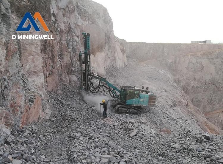 D Miningwell Swdh 102s Top Hammer Drilling Rig Full Hydraulic Rock Drill Rig with Cab