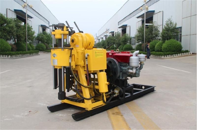 300-500m Depth Hydraulic Trailer Mounted Bore Hole Water Well Drilling Rig