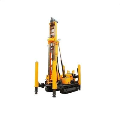 Drilling Depth 400 Meters Crawler Pneumatic Water Well Drilling Rig Machine