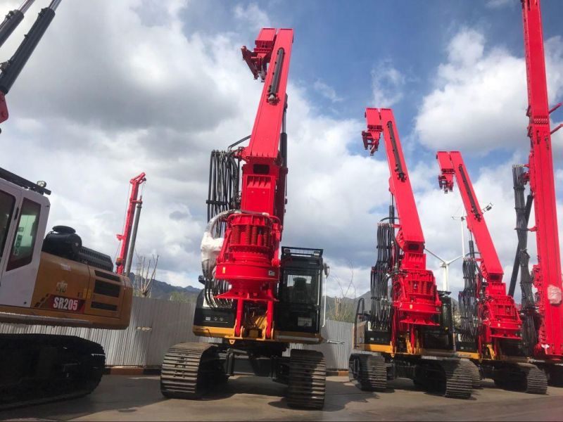 Chinese Small Hydraulic Air Rotary Drilling Rig Sr155-C101