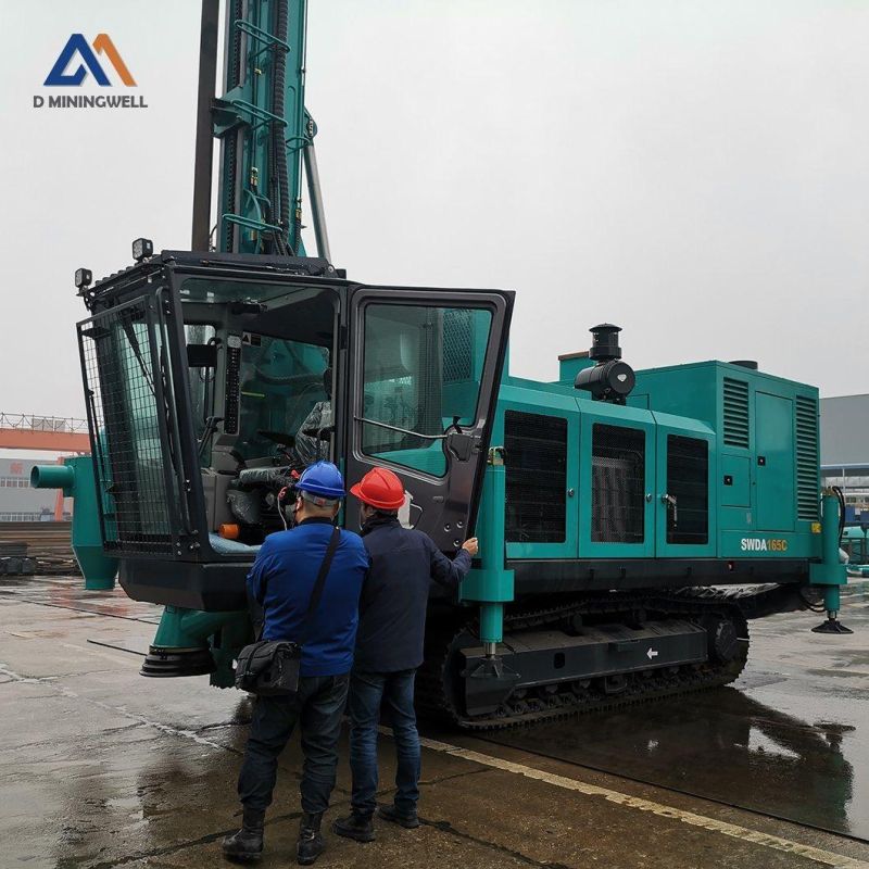 DTH Drill Machine Mining Rig Use Long Rod Borehole Drilling Rig Crawler Drilling Rig