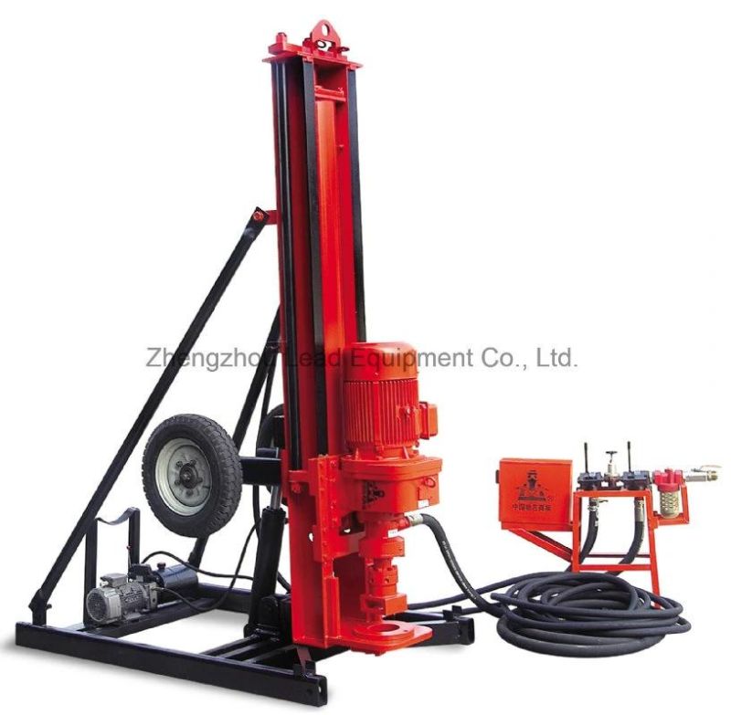 50m Depth High Efficiency Down The Hole Hammer Drill Rig