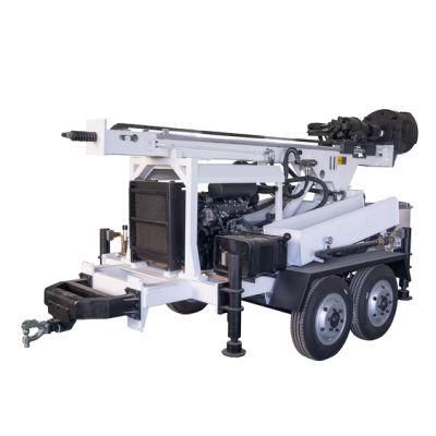 200m Trailer Mounted DTH Water Drilling Rig