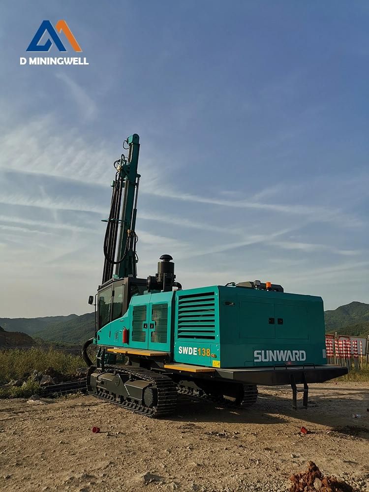 Swdb 250 Integrated DTH Drill Machine Crawler Rock Drill Rig for Mining