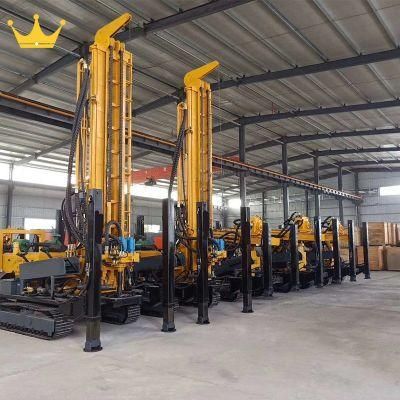 Portable Water Well Drilling Rig Machine with Wheels Mounted for Good Price