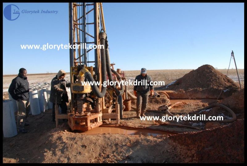 800A 700m Cralwer with DTH Tools Drilling Rig for Water Oil Rock