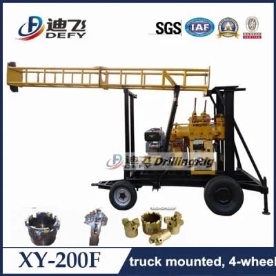 200m Used Mini Water Well Rotary Drilling Rig