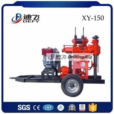 Cheap Water Well Drilling Rig Machine with Diesel Engine for Drilling 150m