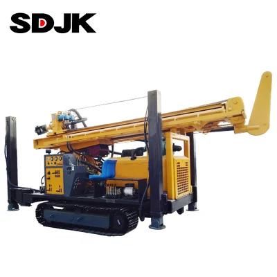 Full Hydraulic Steel Crawler 350m Drilling Rig