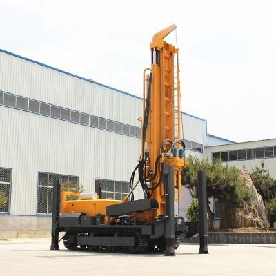 Portable Crawler Type Rock Drilling Water Well Drill Machine Under 500m