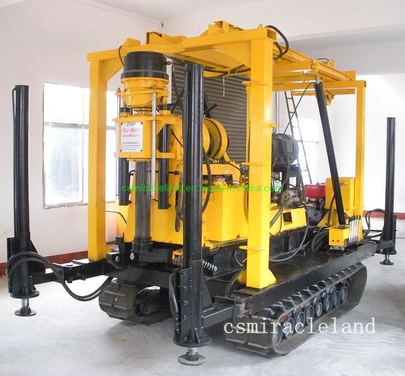 600m Crawler Mounted Geotechnical Investigation/Water Well Drilling Core Drill Rig (YZJ-300Y)