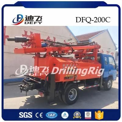 Truck Mounted 200m Dfq-200c Small Used Water Well Drilling Rig