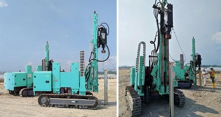 Excavator Spiral Pile Rig for Photovoltaic Solar Projects (HF385Y)