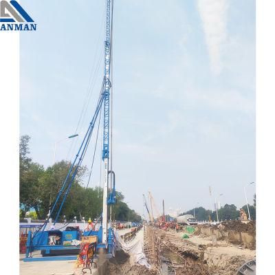 Gravel Pile Electric Engine Drilling Rig with 20m Tower