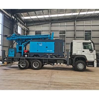 Drilling Rig for Water Well with Air Compressor and Mud Pump Truck Mounted Water Well Drill Rig for 400 Meters