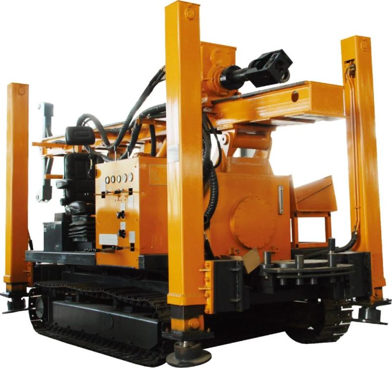 High Efficient Crawler Mounted Full Hydraulic Anchor Drilling Rig Slope Drilling Machine