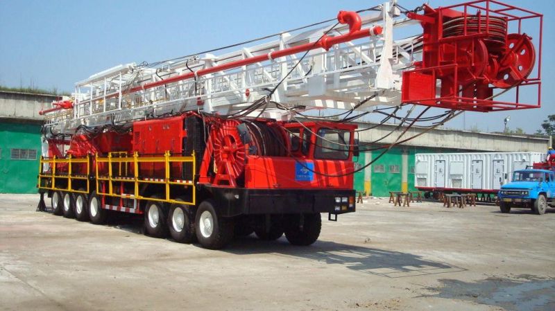 4000m Drilling Rig Zj 40 Xj850HP Workover Rig Truck Mounted Drilling Rig for Oil Well Service