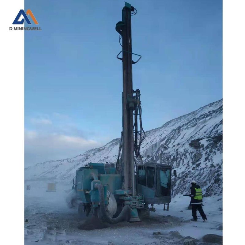 DTH Drill Machine Mining Rig Use Long Rod Borehole Drilling Rig Crawler Drilling Rig