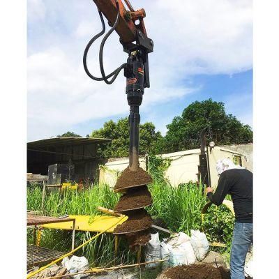 Excavator Hydraulic Earth Auger Ground Drilling Machine Earth Drill