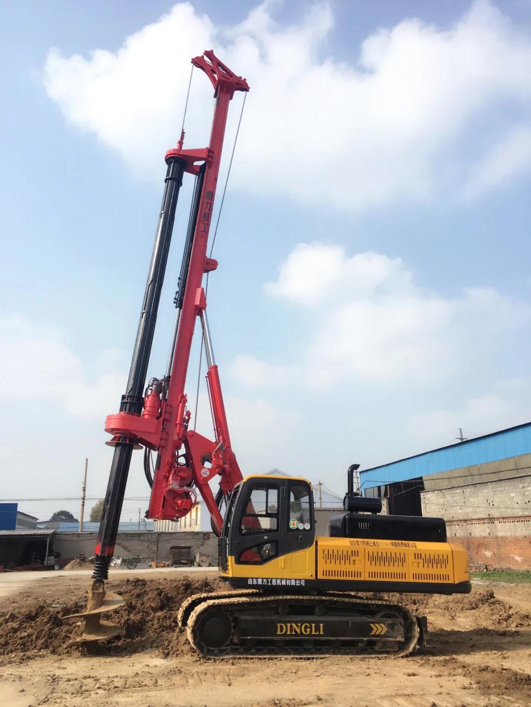 Small Hydraulic Piling/Drilling Rig Machine Dr-100 Portable Core/Engineering Drill Rig Depth 20m with Two Drill Bit for Free