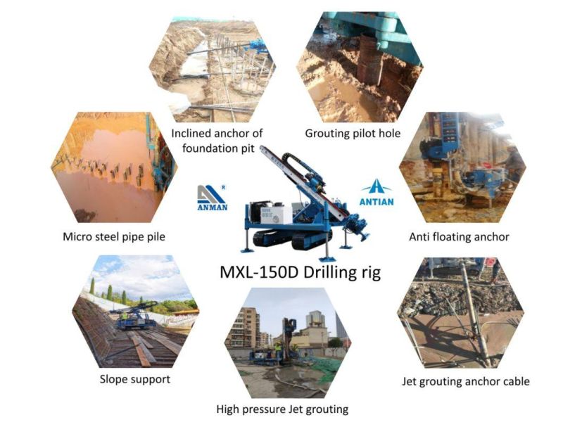 Mxl-150d Soil Improvement Anchor Drill Rigs