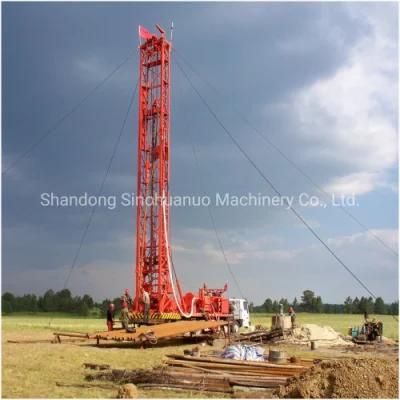 1000m Deep Water Well Drilling Rig Truck Mounted Hydraulic Drilling Rig