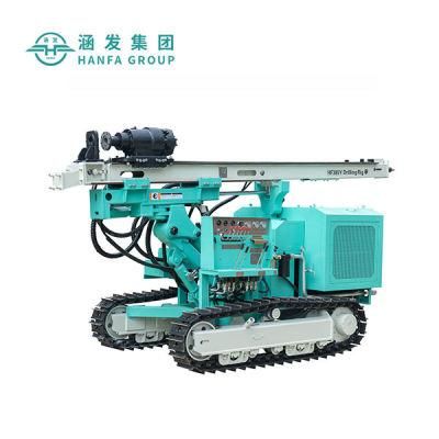 Hfpv-600 20-120m Multi-Function Hydraulic Crawler Mining Drill Solar Spiral Piling Driver Photovoltaic Drilling Rigs