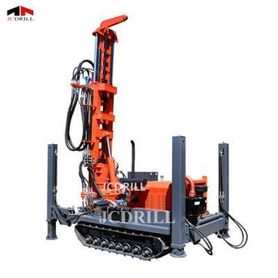 200m Depth High Quality Crawler Rotary Portable Water Well Drilling Rigs/Crawler Diesel Rock Drilling Rig