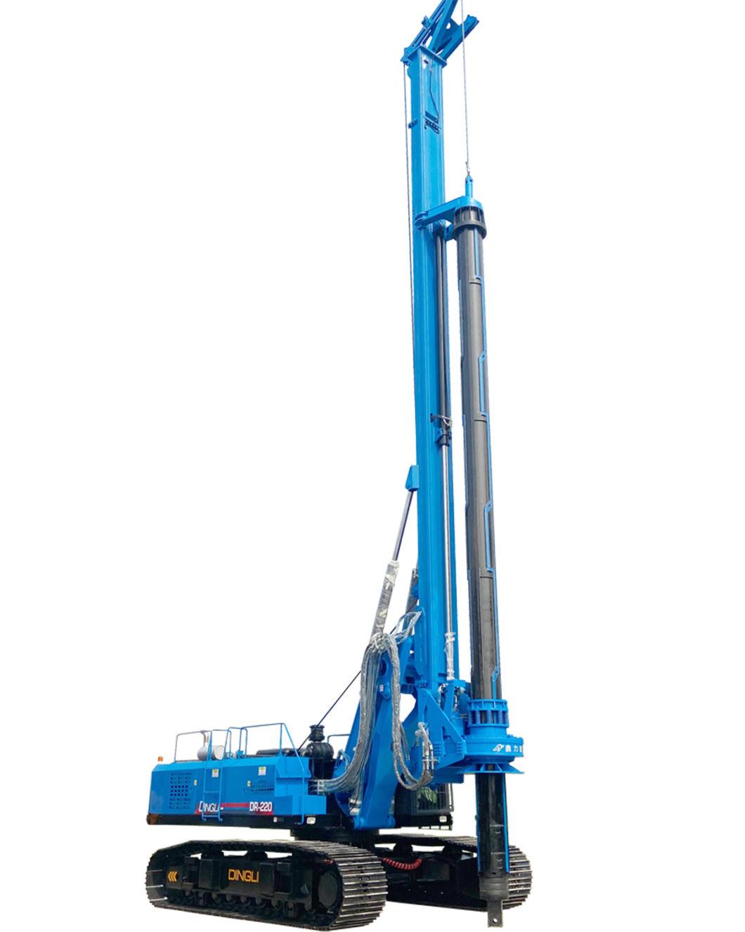 Water Well Drilling Rigs Manufacturer Drilling Rig for Engineering Project/Diaphragm Wall Construction/Piling Foundation Project Dr-220