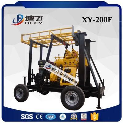 2022 Hot Sale 100-200m Most Efficient Portable Rig Drilling for Groundwater
