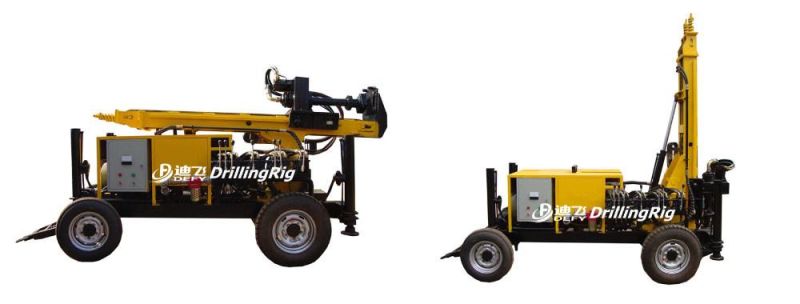 Defy New Design Small Portable Indoor Air Drill, DTH Hammer Drilling Rig Machine