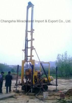 200m Hydraulic Crawler Mounted Rotary Rock Water Well Borehole Drilling Rig (YZJ-200)