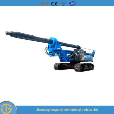 Construction Machinery Hydraulic Drilling Rig Machine Max Drilling Depth 60m