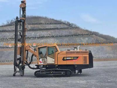 GOODENG GQ440 Hydraulic Integrated DTH Drilling Rig Machine for Open Pit