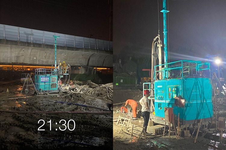 Hfdg-150 Dg Multi-Pipe Rotary Jet Drilling Rig
