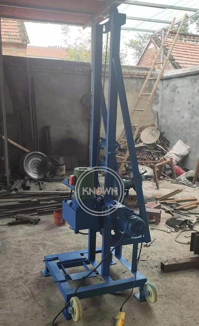 Electric Foldable Water Well Drill Machine Portable Hydraulic Deep Well Borehole Drilling Rig 3kw