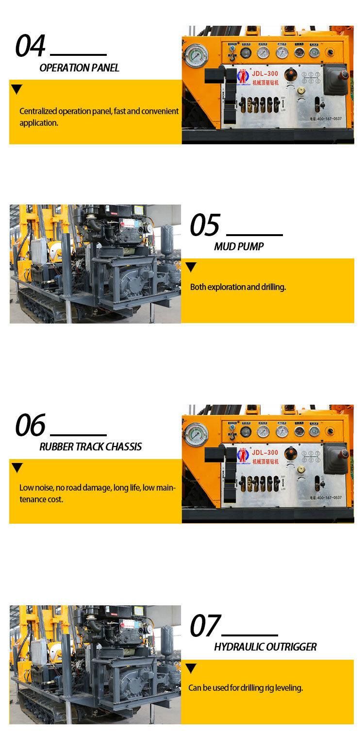 Light DTH Rotary Drilling Rig Small Hydraulic Type Drilling Machine for Water Well