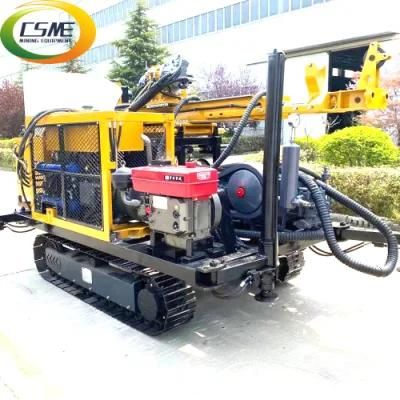 Factory Wholesale 1000m Borehole Crawler Hydraulic Drilling Machine by Diesel Engine
