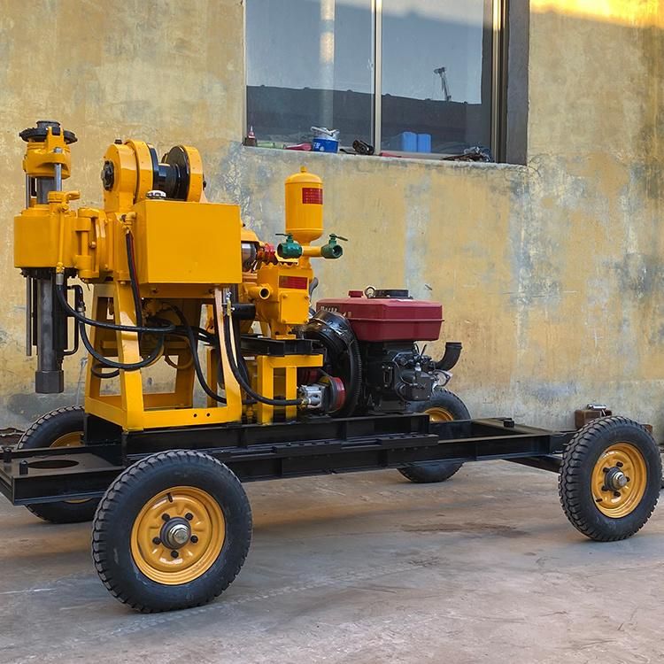 China Manufacturer 200m Hydraulic Small Portable Mining Borehole Water Well Core Drilling Rig Machine