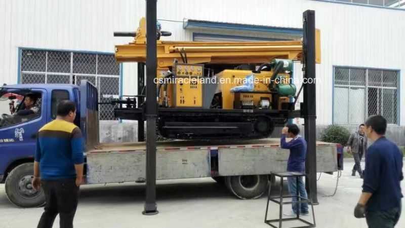 Fy-400 Crawler Full Hydraulic Top Drive DTH Hammer Water Well Drilling Rig