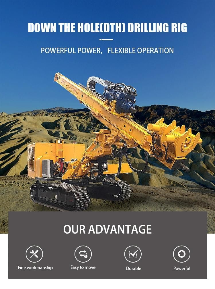 Chinese Construction Machinery Down The Hole DTH Drilling Machine