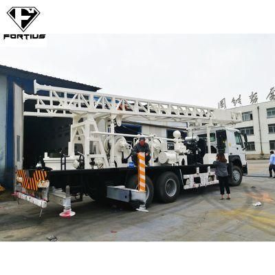 Sinotruk Truck 600m Depth Hydraulic Truck Mounted Water Well Drilling Rig with Parts for Sale