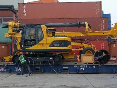 Higher Work Performance Rotary Drilling Rig Ycr120 with 40m Drilling Depth