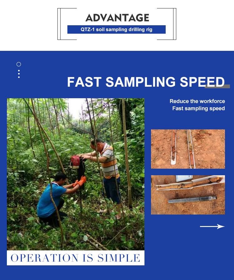 10m Core Drill Rig Machine Special for Soil Sampling