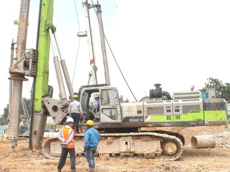 Zoomlion Soil Condition Foundation Construction Rotary Drilling Rig Zr160A-1