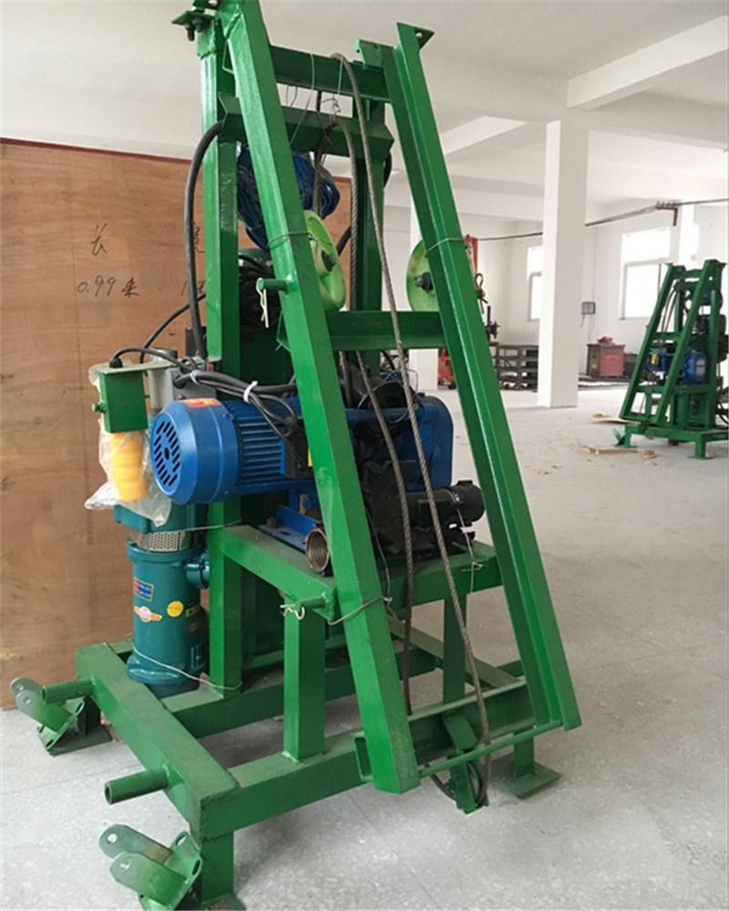 Factory Price 100m 200m Deep Portable Diesel Hydraulic Water Well Rotary Drilling Rig