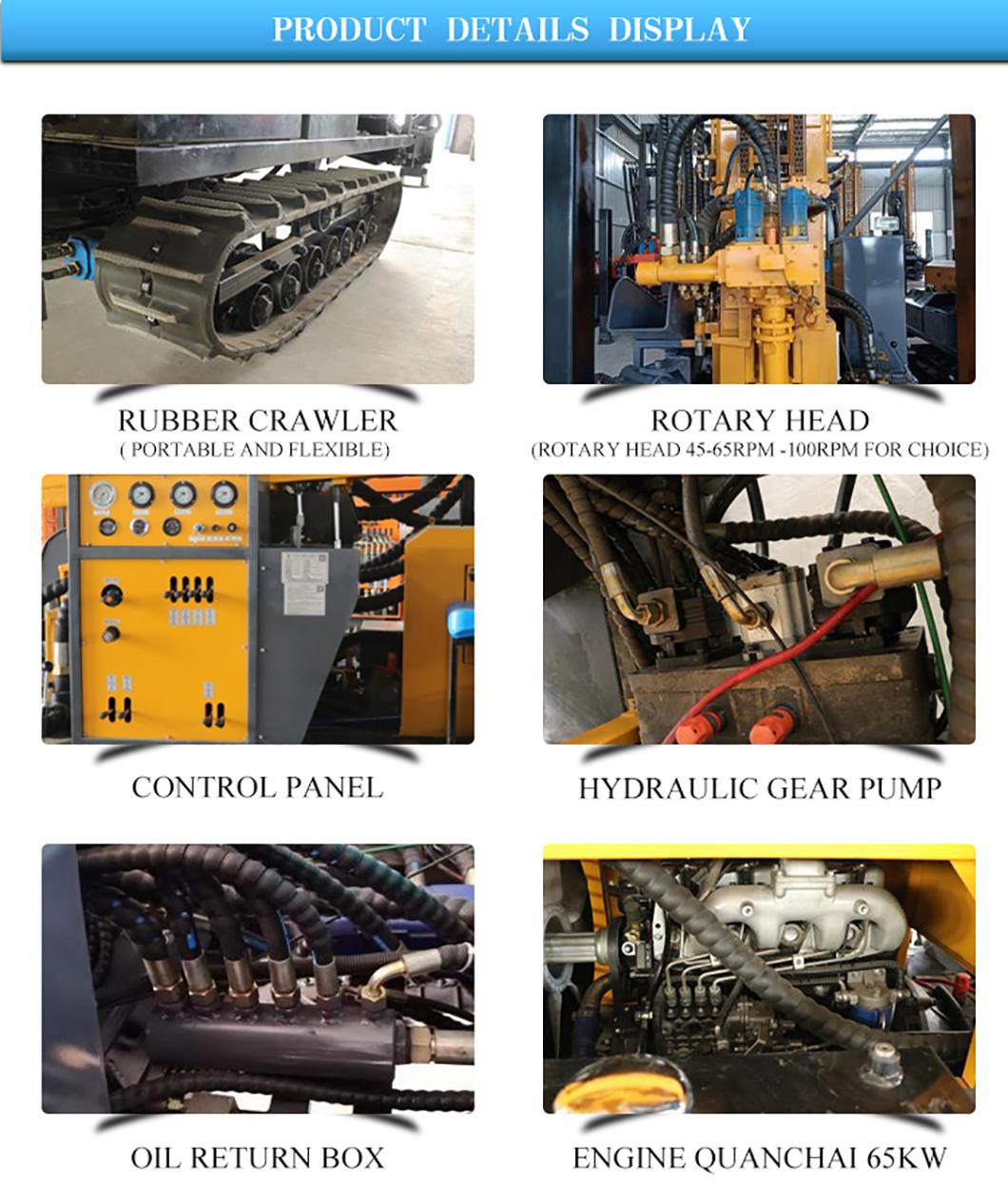 Jk-Dr200X 200m Depth Hydraulic Rotary Drilling Rig Machine for Sale