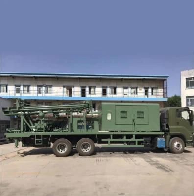 China Manufacture Truck Mounted Water Well Bore Hole Drilling Machine Drilling Rig Deep Truck Type Drill Rig