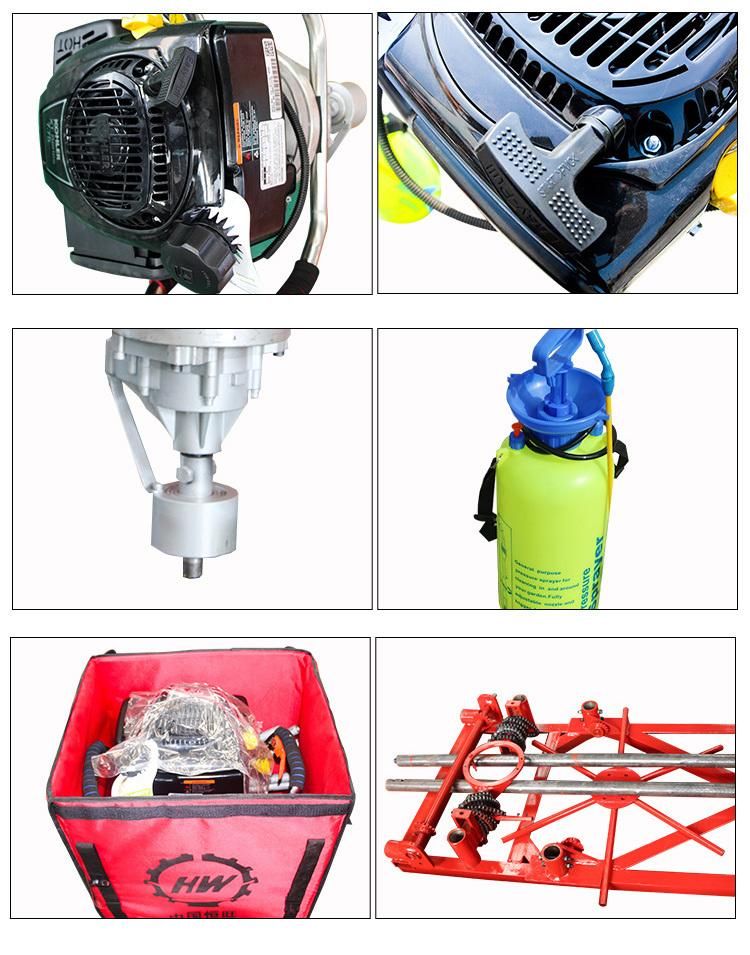 Portable Backpack Sample Drill Rig Hydraulic Mining Core Drilling Rig